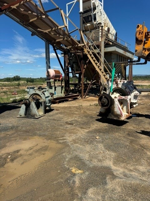 Water pump equipment on rural site